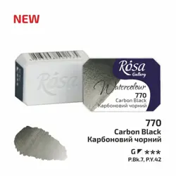 Akvarelové barvy Rosa 2,5ml 770 carbon black